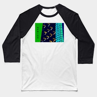 Colors of Africa Baseball T-Shirt